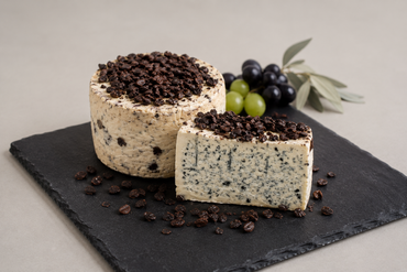 Südtiroler Golden Gel Käse aus Kuhmilch mit Süßweintrester affiniert