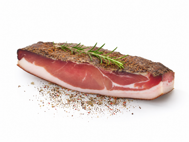 Südtiroler Speck am Stück mit magerem Fleischanteil