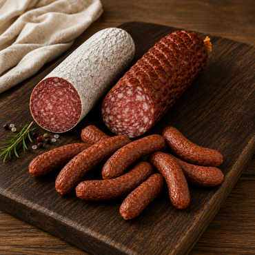 Tiroler Salami Party mit verschiedenen Tiroler Salami- und Wurstspezialitäten