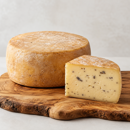 Trüffelsenner Käse mit Trüffelstückchen
